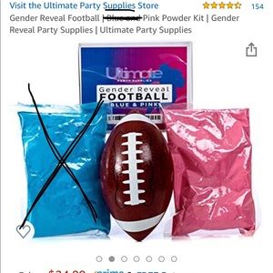Gender reveal Football (pink powder only)